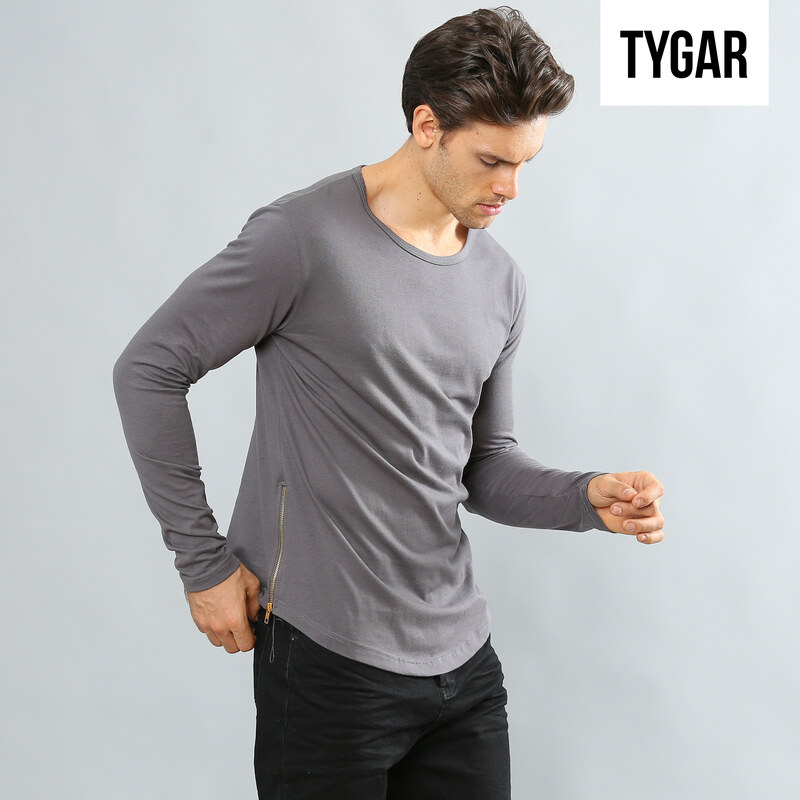 Tygar Langarmshirt im Basicdesign - S