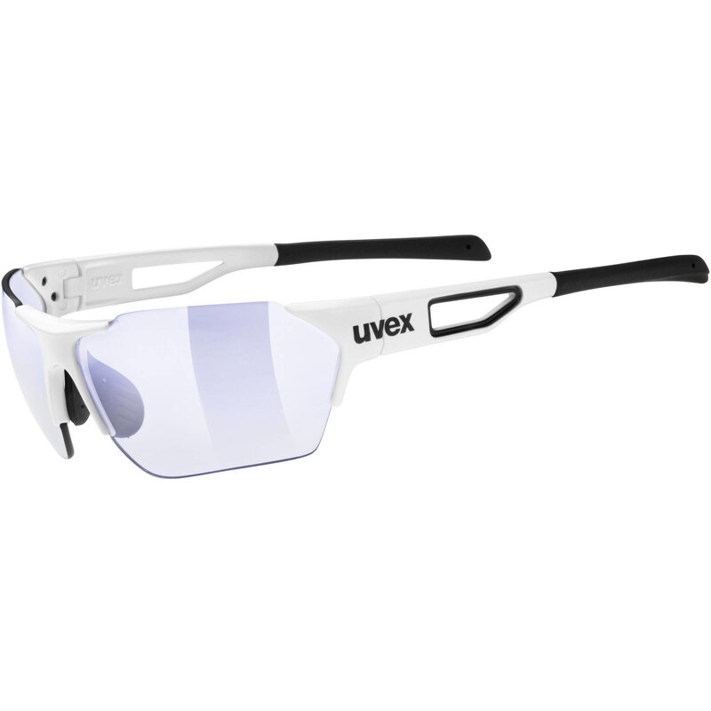 Uvex: Sportbrille / Sonnenbrille Sportstyle 202 Race Vario, weiss