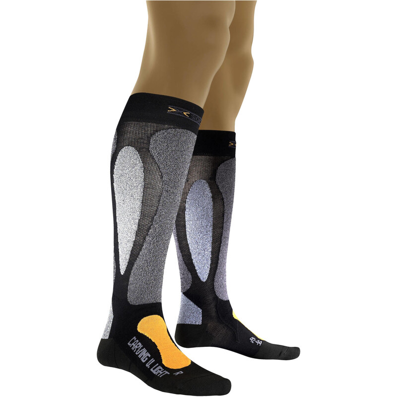 X-Socks: Herren Skisocken Carving Ultra Light, schwarz/orange, verfügbar in Größe 39/41