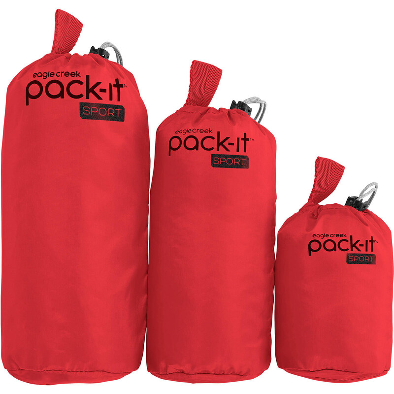 Eagle Creek: Packsack-Set Pack-It Sport? Mini Stuffer Set, rot