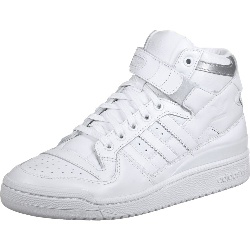 adidas Forum Mid Refined Schuhe white/silver