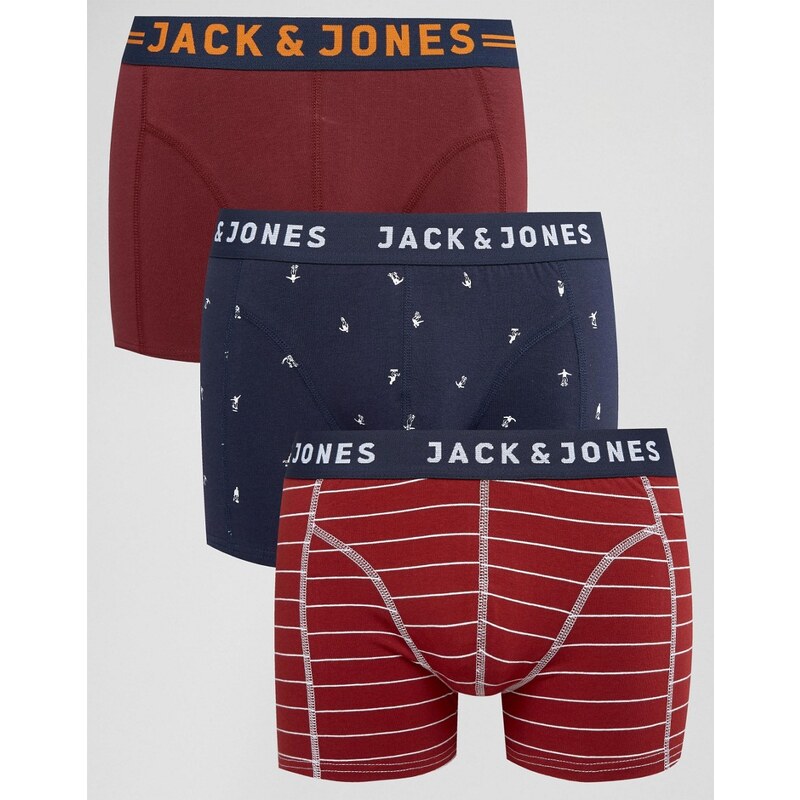 Jack & Jones - Unterhosen im 3er-Set - Mehrfarbig