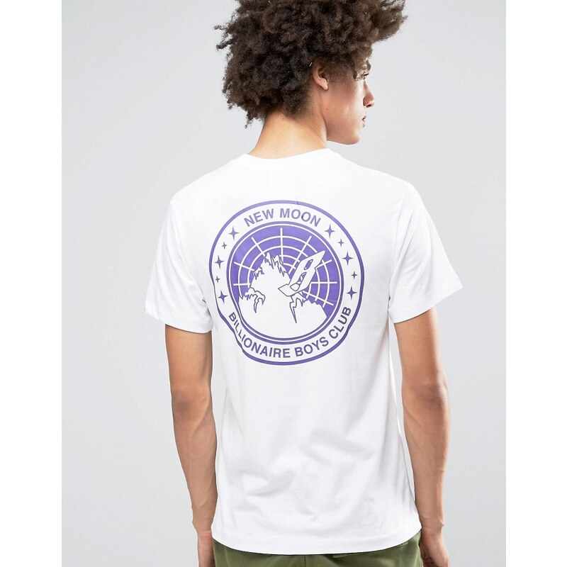 Billionaire Boys Club - T-Shirt mit Neumond-Print - Weiß