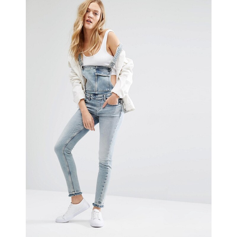 Calvin Klein Jeans - Jeans-Latzhose - Blau