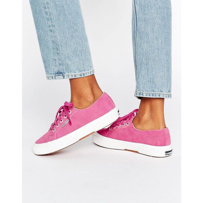 Superga - Sneaker aus rosafarbenem Wildleder - Rosa
