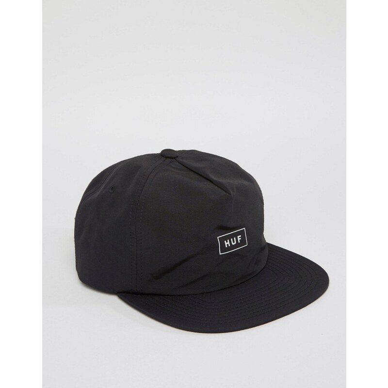 HUF - Kappe aus japanischer Baumwolle mit Logo - Schwarz