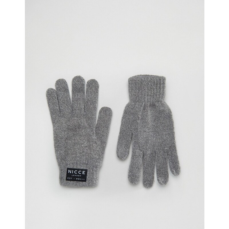 Nicce London Nicce - Handschuhe in Grau - Grau