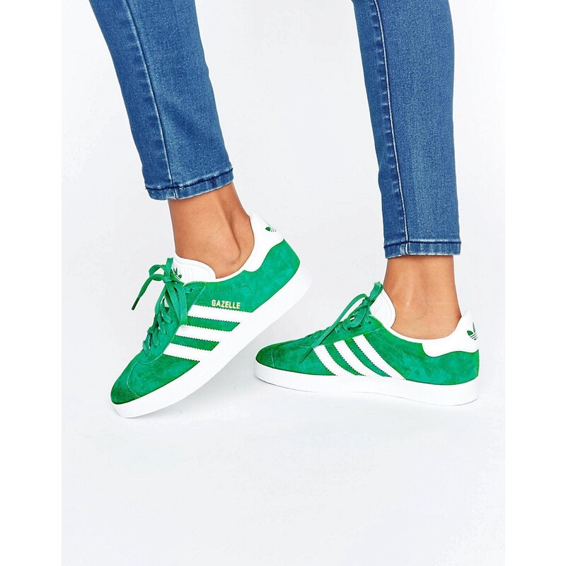 adidas Originals - Gazelle - Unisex-Sneaker aus Wildleder in Tannengrün - Grün