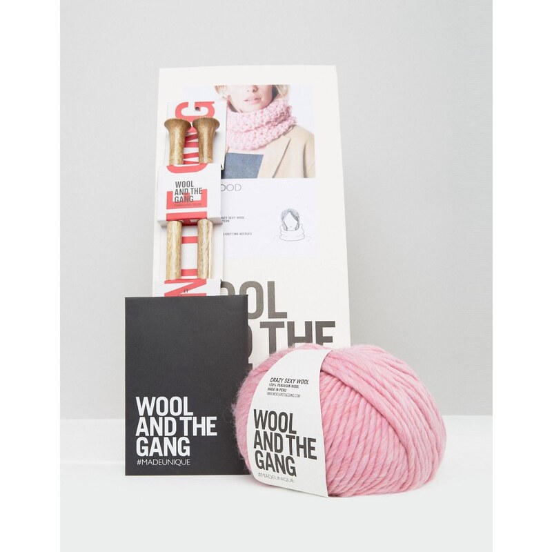 Wool and the Gang Wool & The Gang - DIY Lil - Rundschal-Set - Rosa