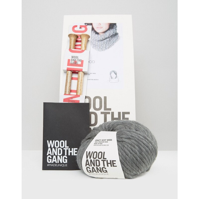 Wool and the Gang Wool & The Gang - DIY Lil - Rundschal-Set - Grau