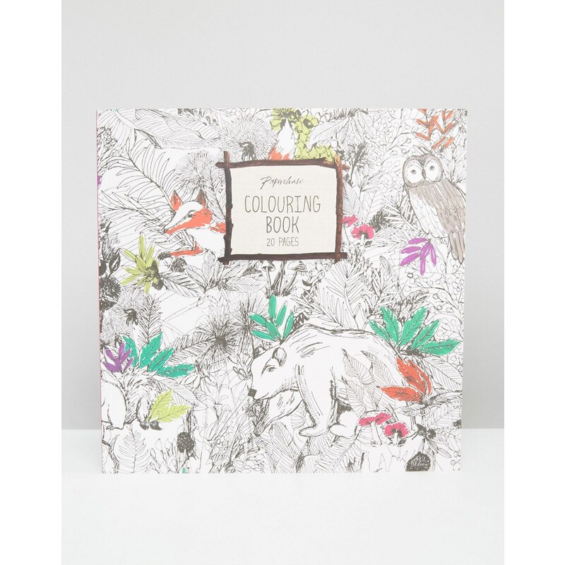 Paperchase - Woodland Tails - Malbuch - Mehrfarbig
