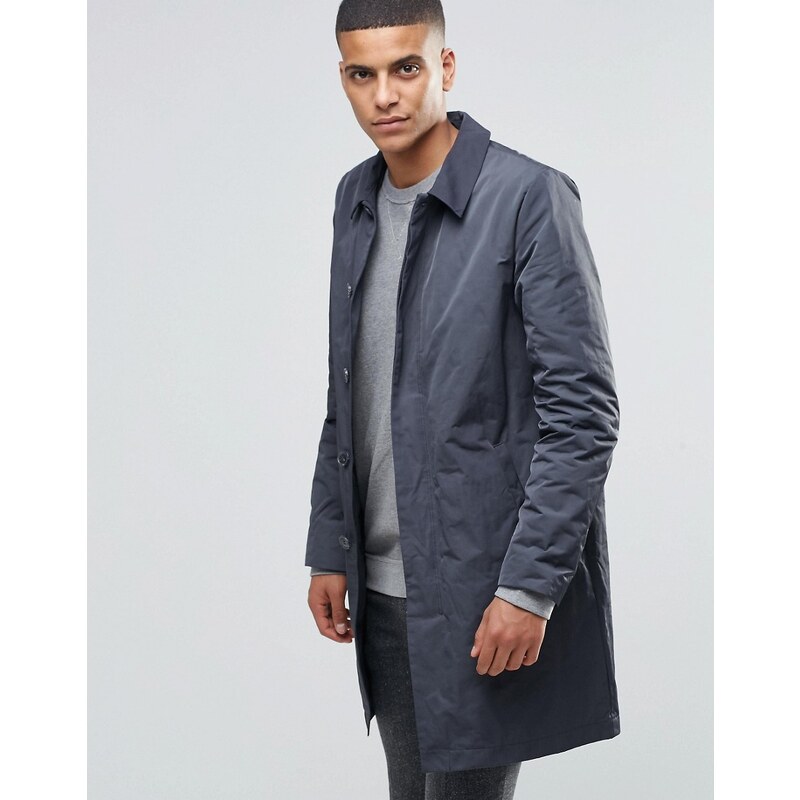 Selected Homme - Leichter Trenchcoat - Blau