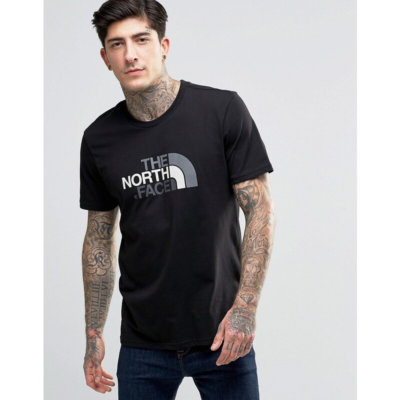 The North Face - T-Shirt mit Easy-Logo in Schwarz - Schwarz