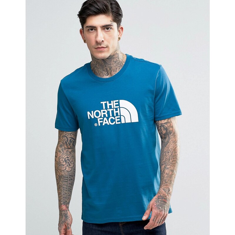 The North Face - Blaues T-Shirt mit Easy-Logo - Blau