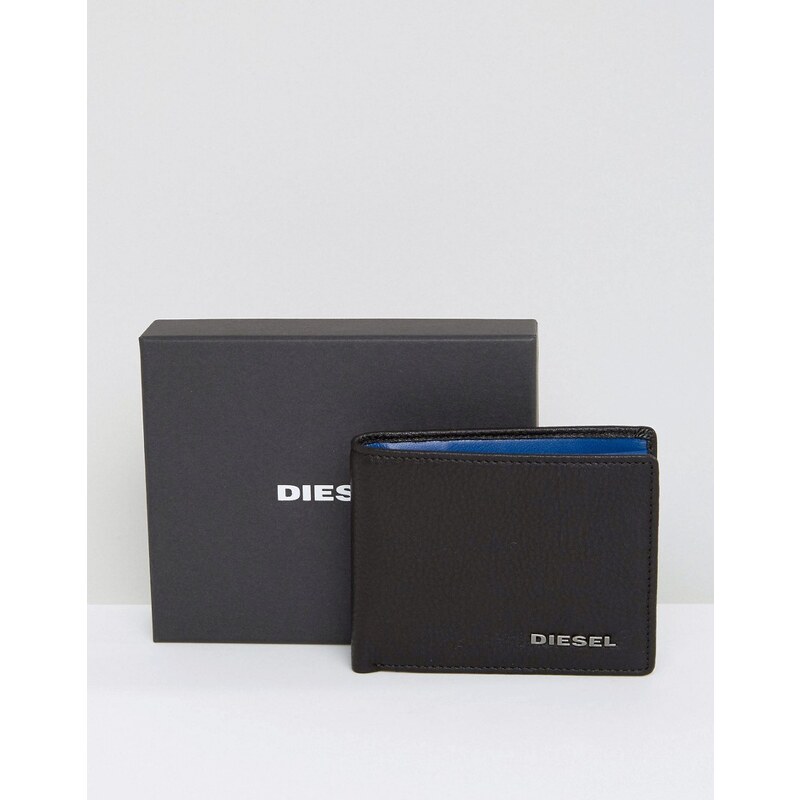 Diesel - Neela XS - Brieftasche mit Kontrastfutter - Schwarz