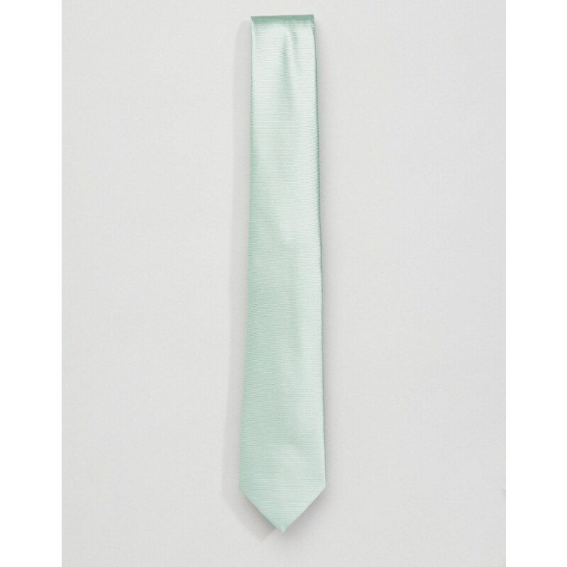 ASOS WEDDING - Blassgrüne Krawatte - Grün