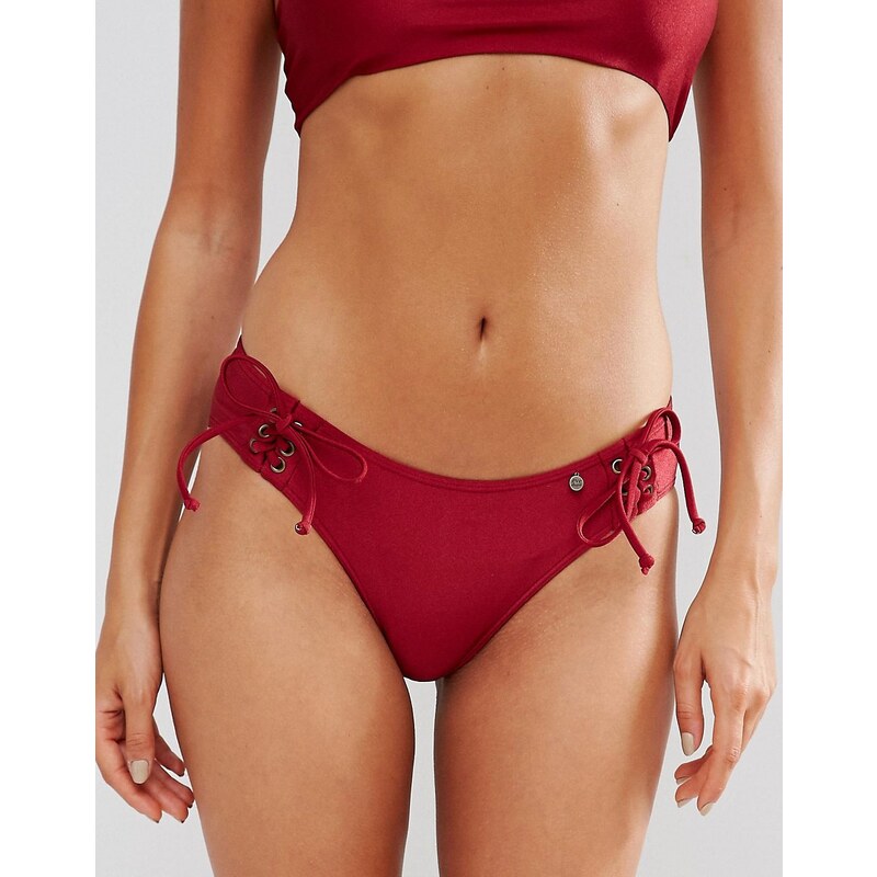 All About Eve - Cheeky - Bikinihose mit Gitterdesign - Rot