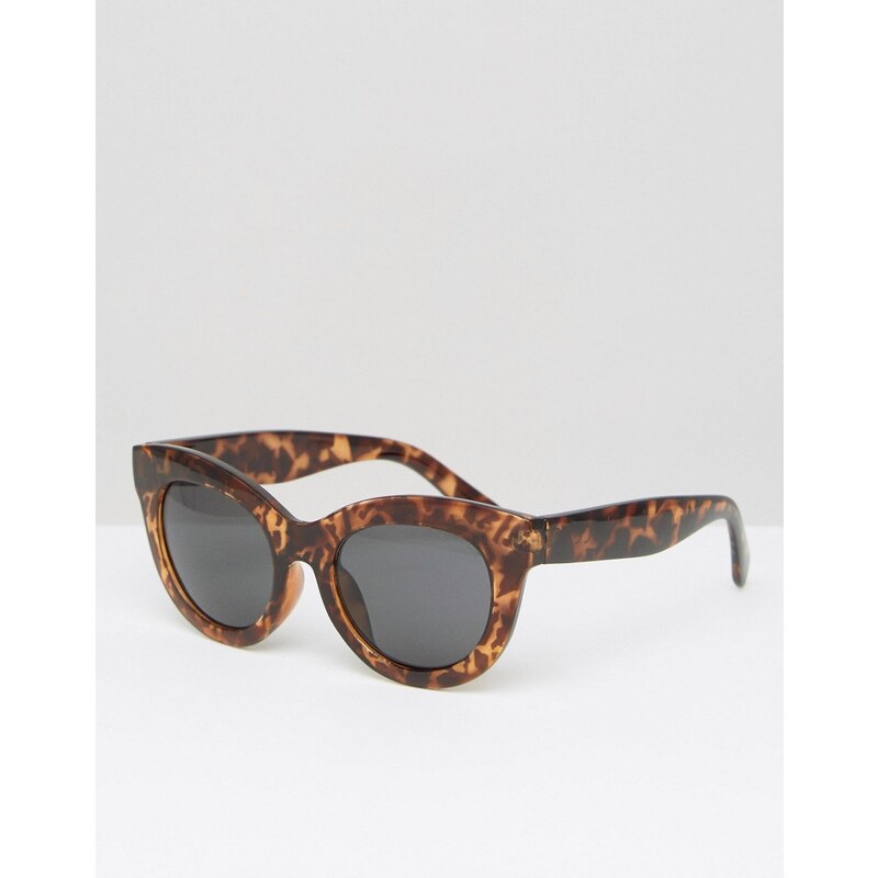 Cheap Monday - Oversize-Cateye-Sonnenbrille mit Schildplatt-Design - Braun
