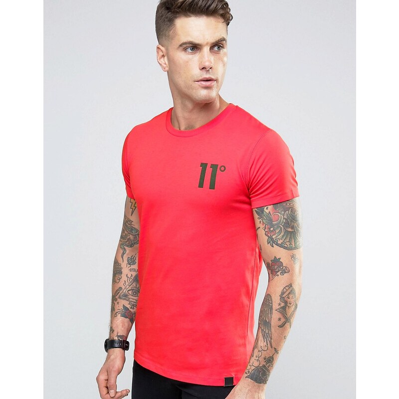 11 Degrees - Logo-T-Shirt - Rot