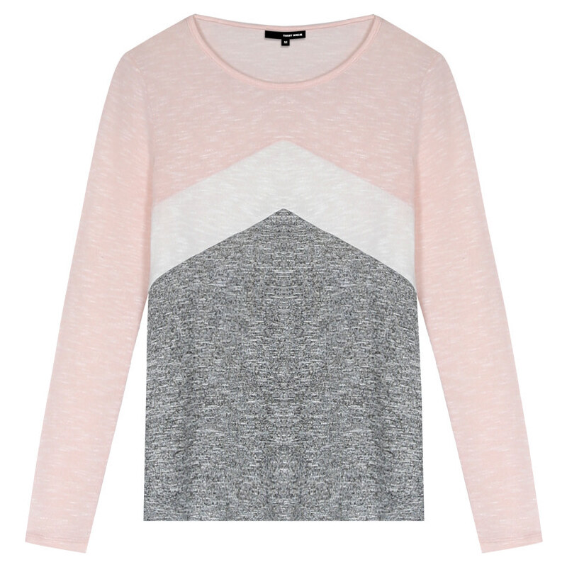 Tally Weijl Pink-grauers Sweatshirt