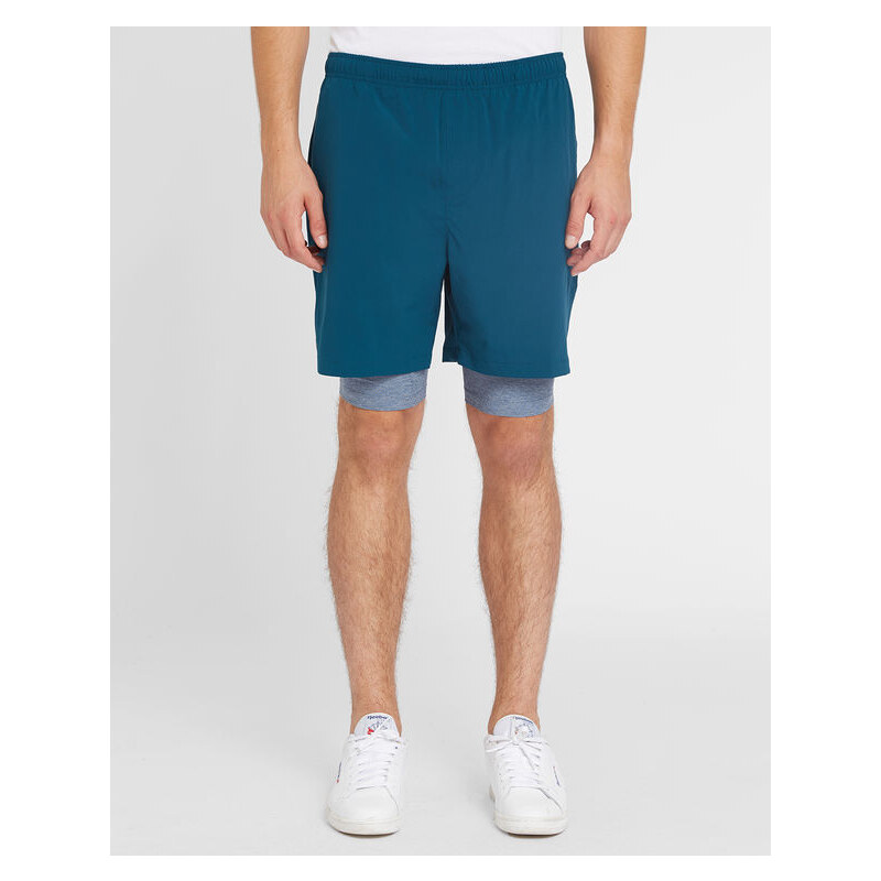 Waldgrüne Shorts mit Lacoste-Logo Pr