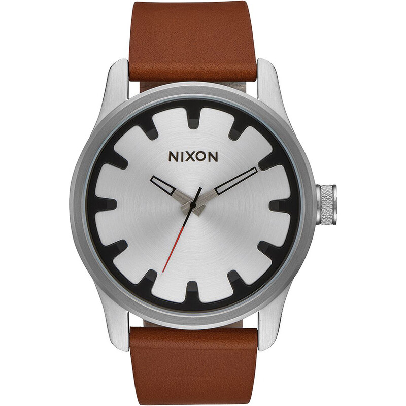 Nixon DRIVER LEATHER Armbanduhr Schwarz/Braun