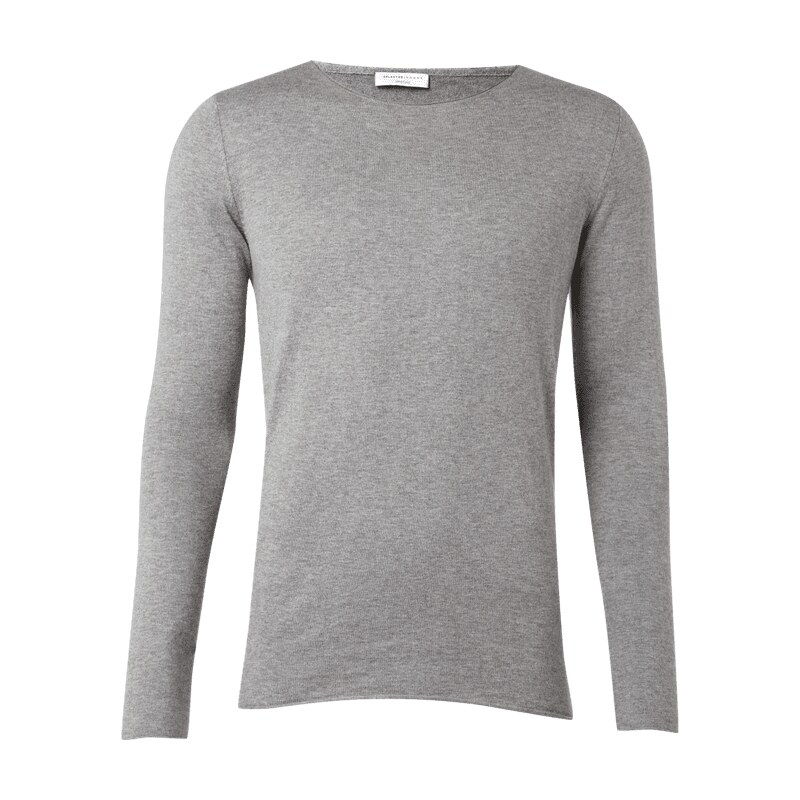 Selected Homme Pullover aus Baumwoll-Seide-Mix