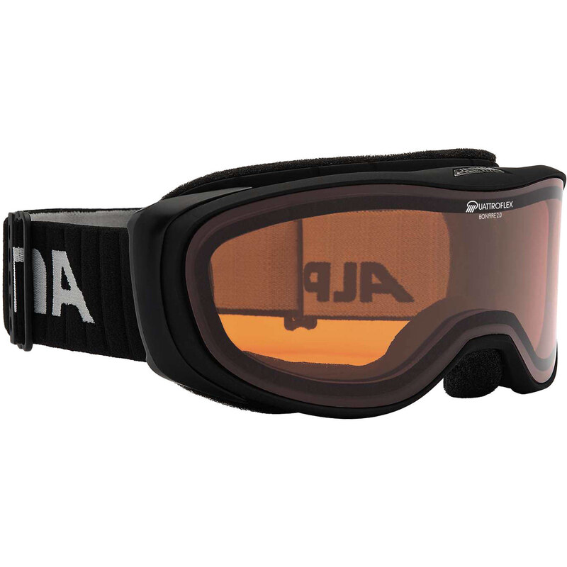 Alpina: Ski- und Snowboardbrille Bonfire 2.0 QH, schwarz