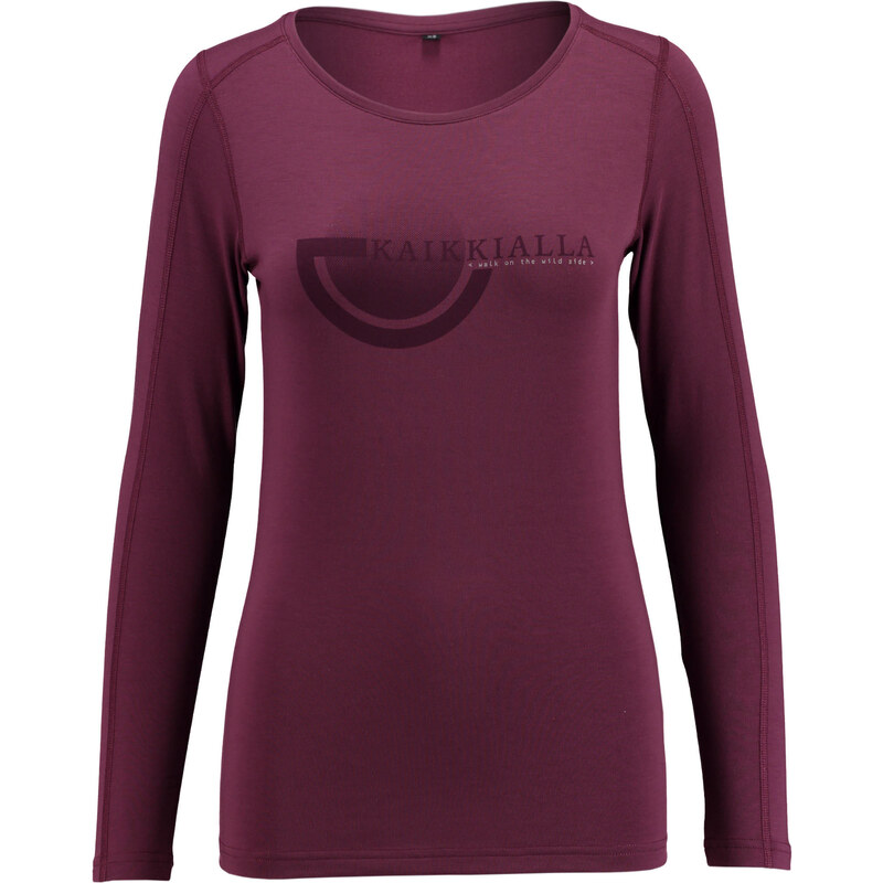 KAIKKIALLA: Damen Outdoor-Funktionsshirt / Langarmshirt Maila Shirt 1/1, aubergine, verfügbar in Größe M,S