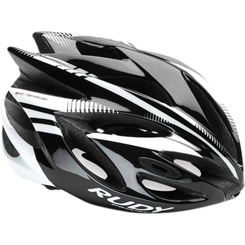 Rudy Project: Fahrradhelm Rush Black - Silver (Shiny), schwarz/grau, verfügbar in Größe 51-54,59-62