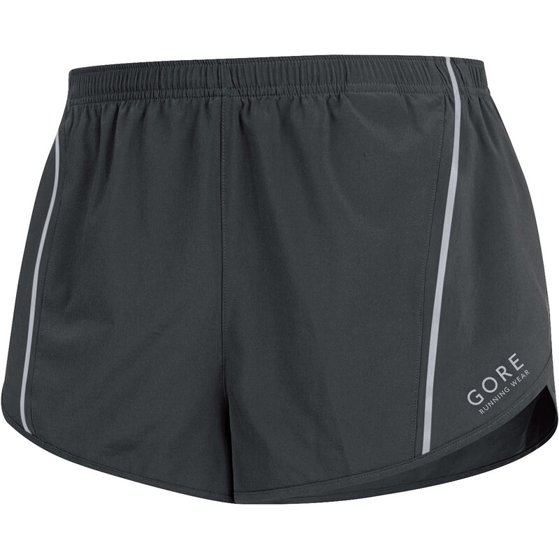 Gore Running Wear: Herren Laufshort Mythos 3.0 Split Shorts schwarz, schwarz, verfügbar in Größe S