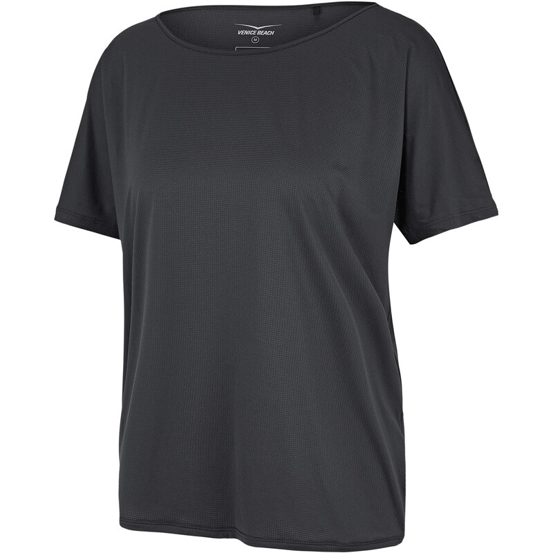 Venice Beach: Damen Trainingsshirt Bella Shirt, mittelgrau, verfügbar in Größe S