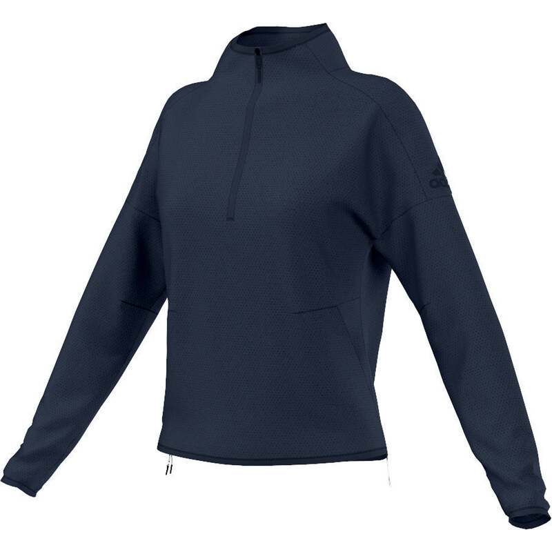 adidas Performance: Damen Sweatshirt Z.N.E. Half Zip, marine, verfügbar in Größe L