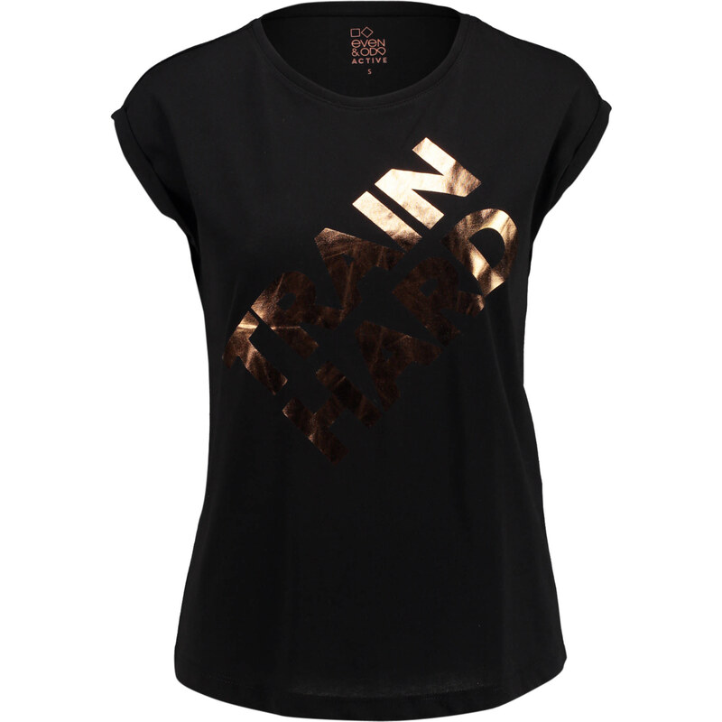 Even&Odd active: Damen Trainingsshirt, schwarz, verfügbar in Größe XS
