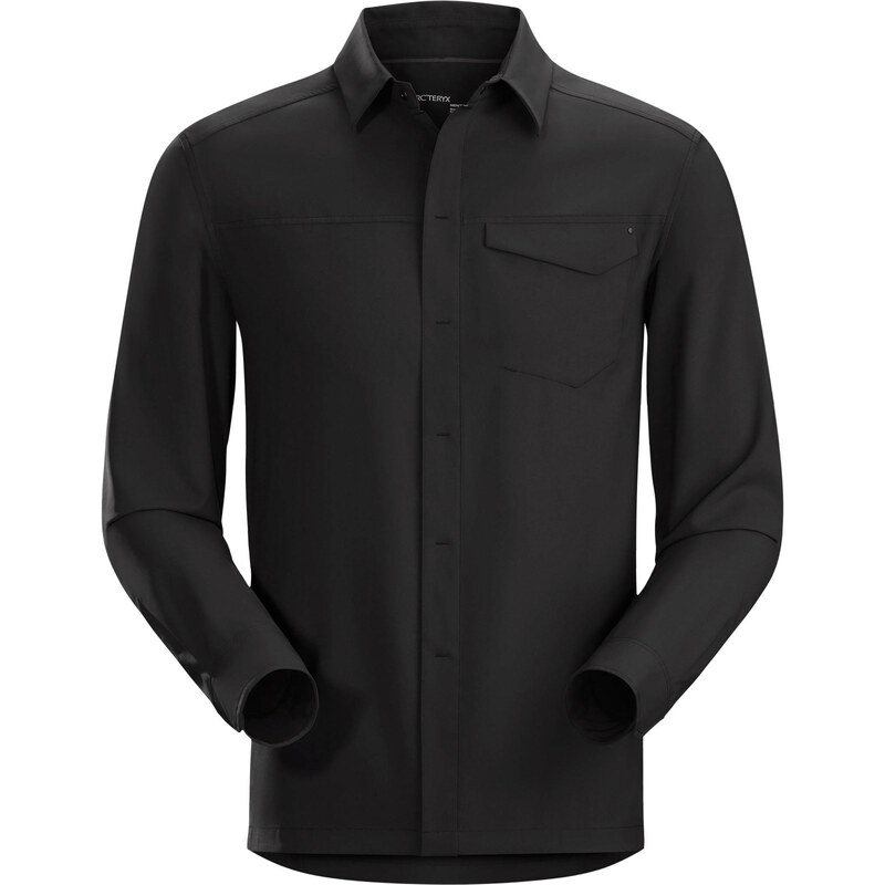 Arcteryx: Herren Outdoorhemd Skyline Shirt LS, schwarz, verfügbar in Größe M