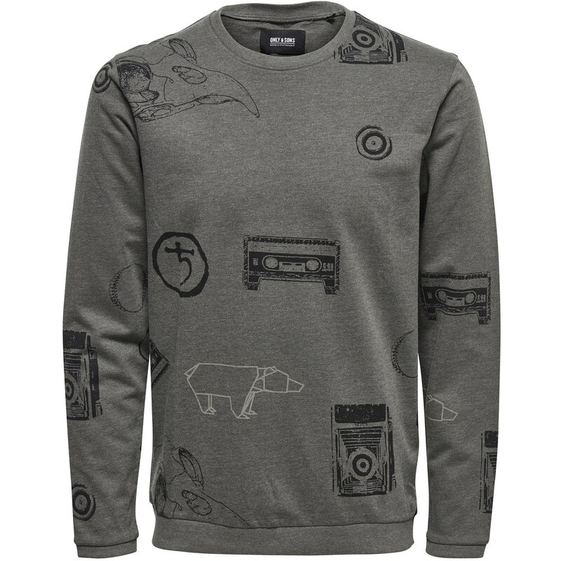 Only & Sons Bedrucktes Sweatshirt