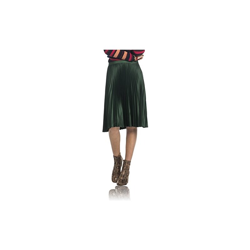 Maison Scotch Damen Rock Knee Length Pleated Skirt
