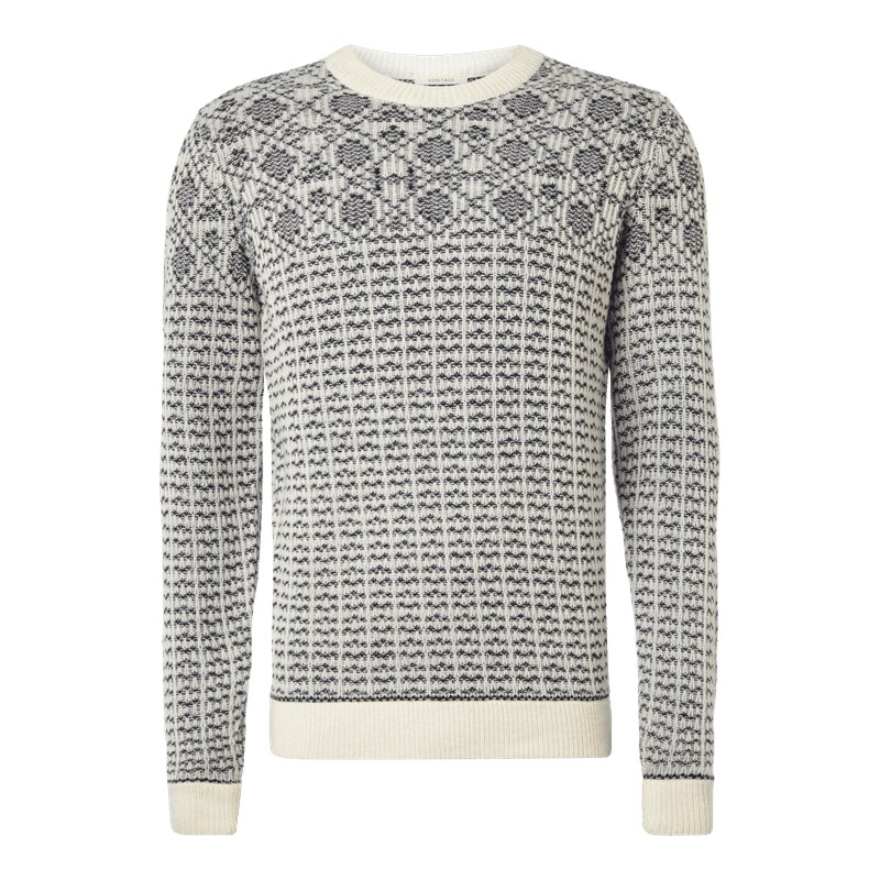Selected Homme Pullover mit Norweger-Dessin