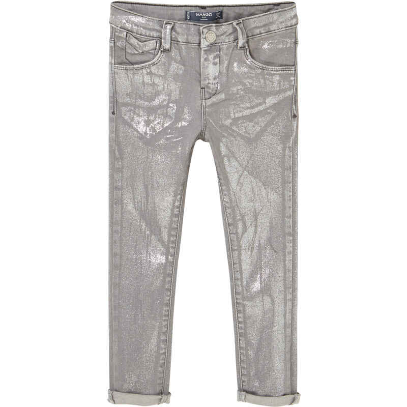 MANGO KIDS Slim Jeans Mit Metallic-Effekt