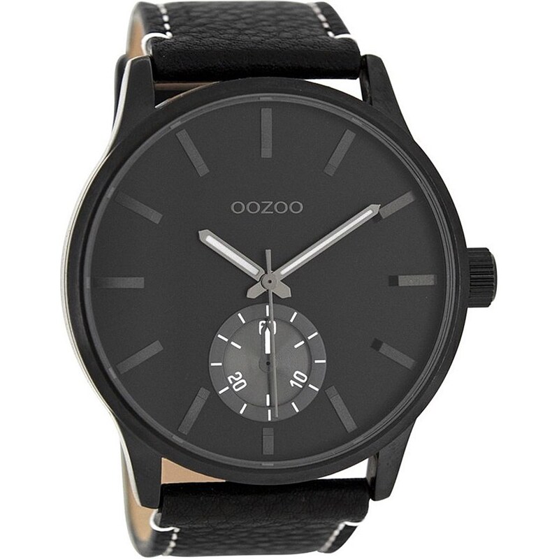 Oozoo XXL Herren-Armbanduhr Schwarz 50 mm C8214