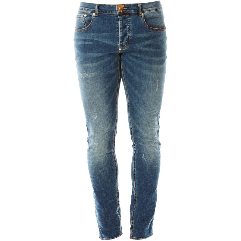 Deepend Jeans mit Slimcut - hellblau