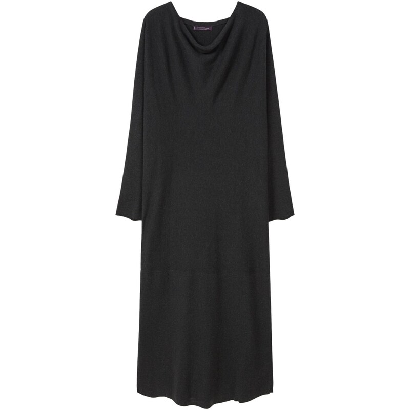 Violeta by Mango Kleid mit geradem Schnitt - dunkelgrau