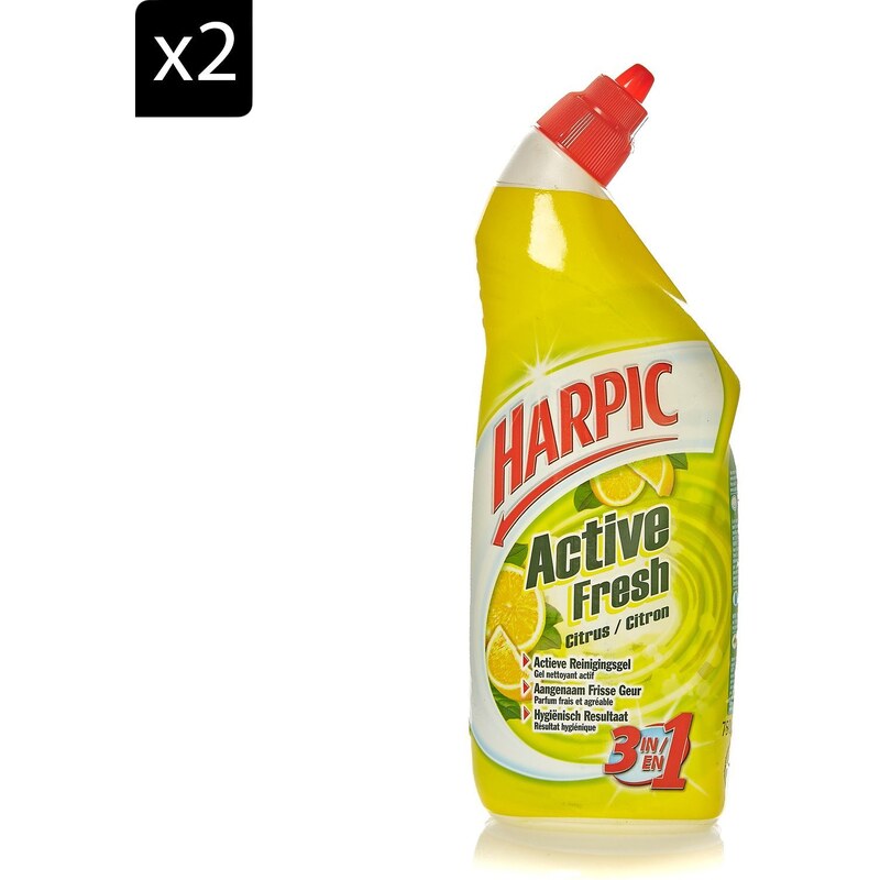 Harpic Citron - 2-er Set WC-Reiniger - 750 ml