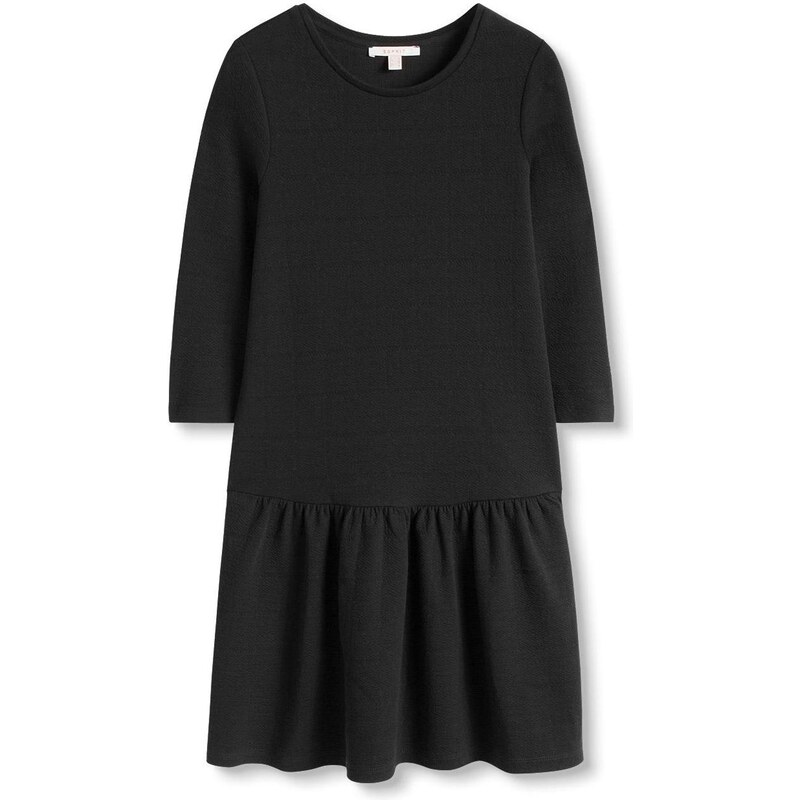 Esprit Kleid mit kurzem Schnitt - schwarz
