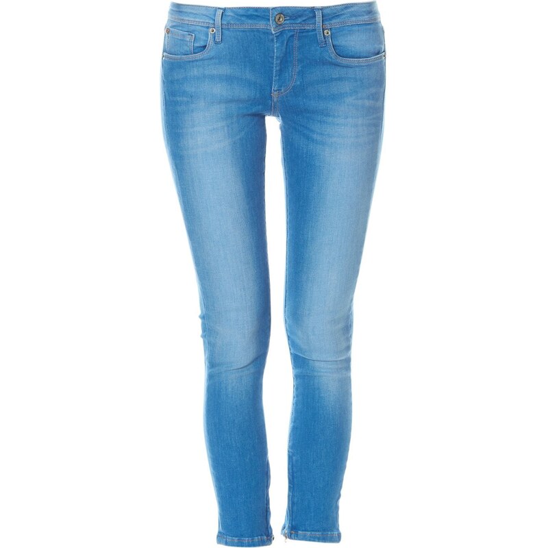 Pepe Jeans London Cher - Jeans mit Slimcut mit geradem Schnitt - jeansblau