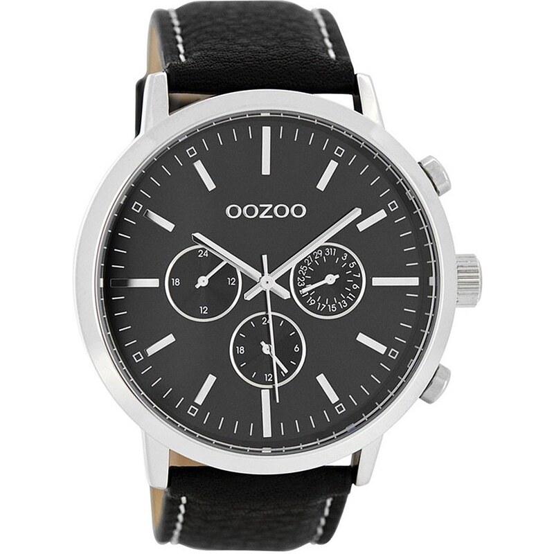 Oozoo XL Herren-Armbanduhr Schwarz C8239