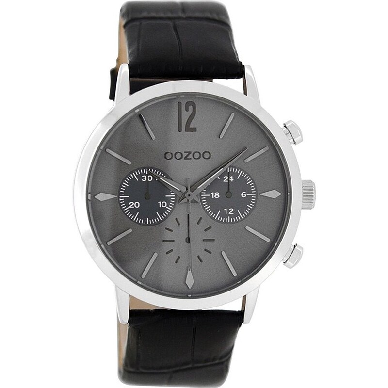 Oozoo Damen-Armbanduhr Schwarz/Grau C8249