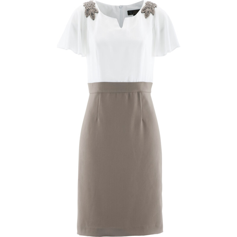 bpc selection premium Premium Kleid mit Applikationen/Sommerkleid in braun von bonprix