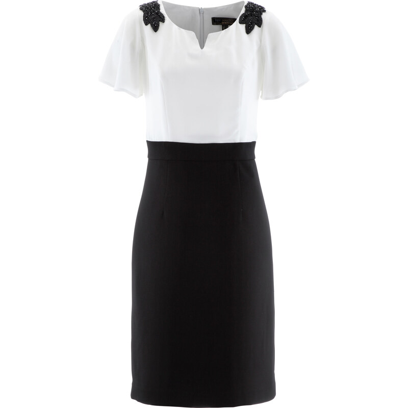 bpc selection premium Premium Kleid mit Applikationen/Sommerkleid in schwarz von bonprix