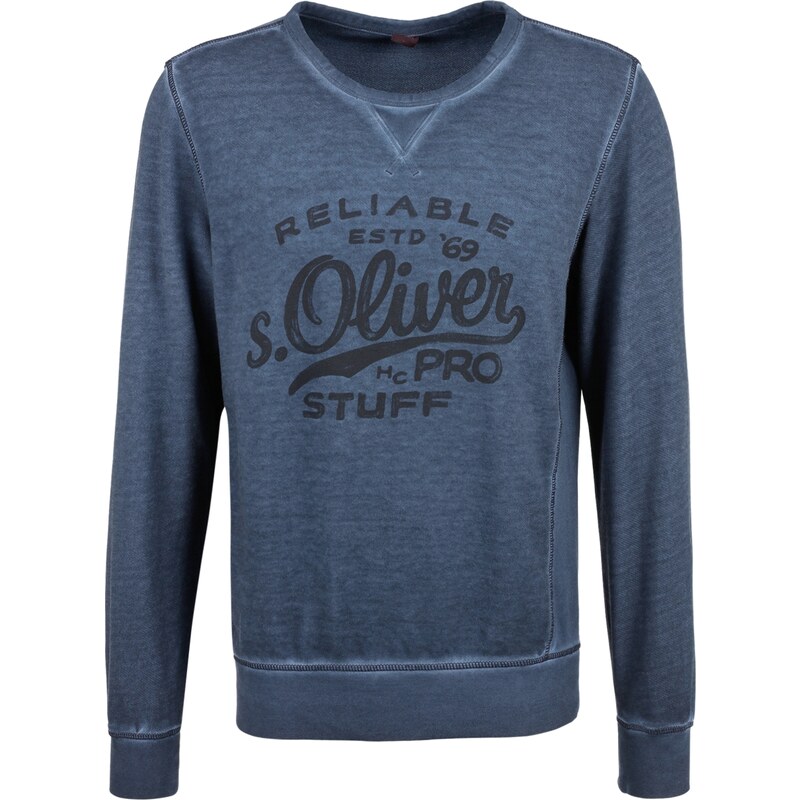 S.Oliver RED LABEL Sweatshirt in Cold Pigment Dye